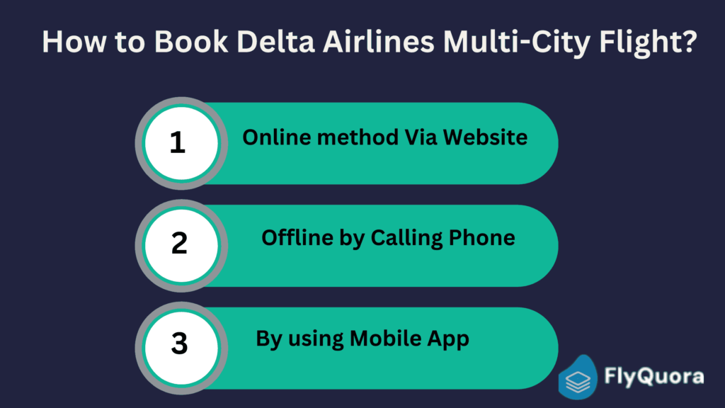 How do I Book Delta Airlines Multi-City Flights