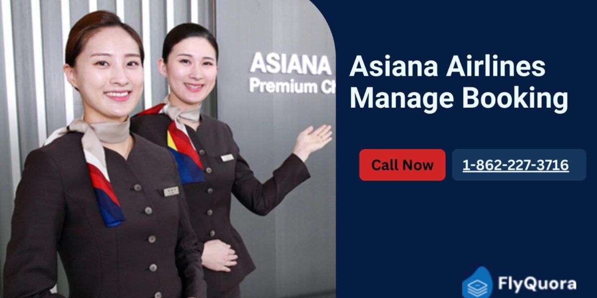 Asiana Airlines Manage Booking